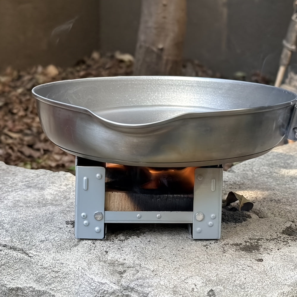 Ultra-Light Portable Wood Pocket Stove – Foldable Camping Burner for Survival & Campfire Use. Compact Igniter, Compatible with Wood Fuel (No Ignition Stick/Spark Plug Needed). Outdoor Stove for Multiple Scenarios