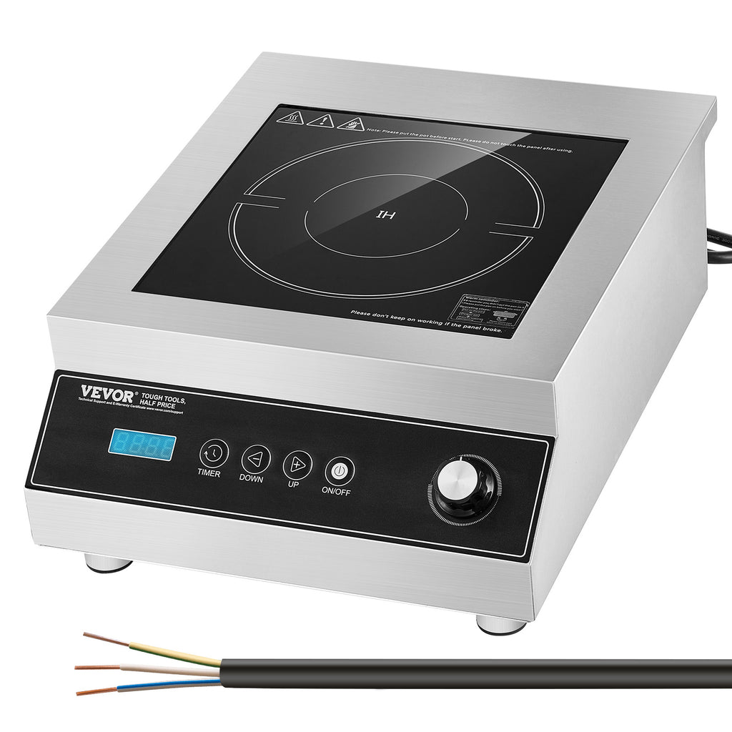 VEVOR Portable Commercial Induction Stove 5000W Countertop Stove Hot Plate