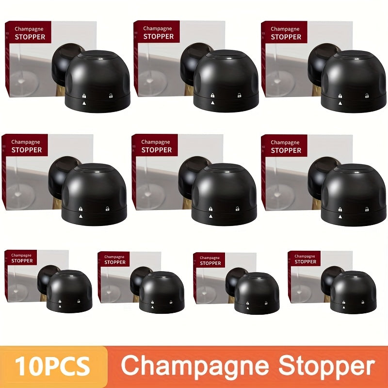 10/2/1 Pack New Vacuum Wine Stopper - Reusable Champagne Stopper, Red Wine Airtight Lid Set, Leak-Proof Freshness Keeper, Wine Preservation Tool