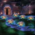 520 LED Solar Garden Light Solar Firework Light, 8 Modes Lighting Solar Light Outdoor Smart Light with Smart Sensor Switch, Perfect for Garden Courtyard, Walkway, Pathway, Party, Wedding Decoration, Optional 420/280/90 LEDs
