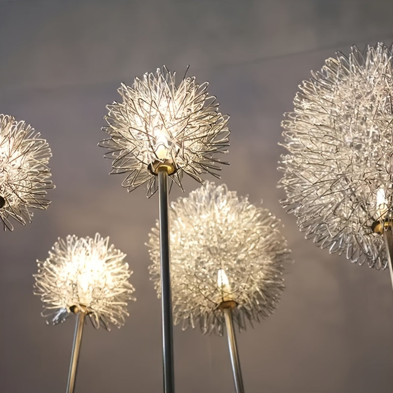 2-Piece [2025 New] Dandelion Solar Garden Light Outdoor LED Landscape Light, Courtyard Path Flower Bed Patio Lawn Decorative Solar Flower Light, Christmas Decoration