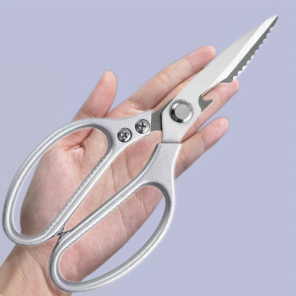 A Set of Stainless Steel Scissors – Sharp & Durable, Multifunctional for Office, Home, Restaurant, Butchery, Kitchen Supplies – No Assembly Required