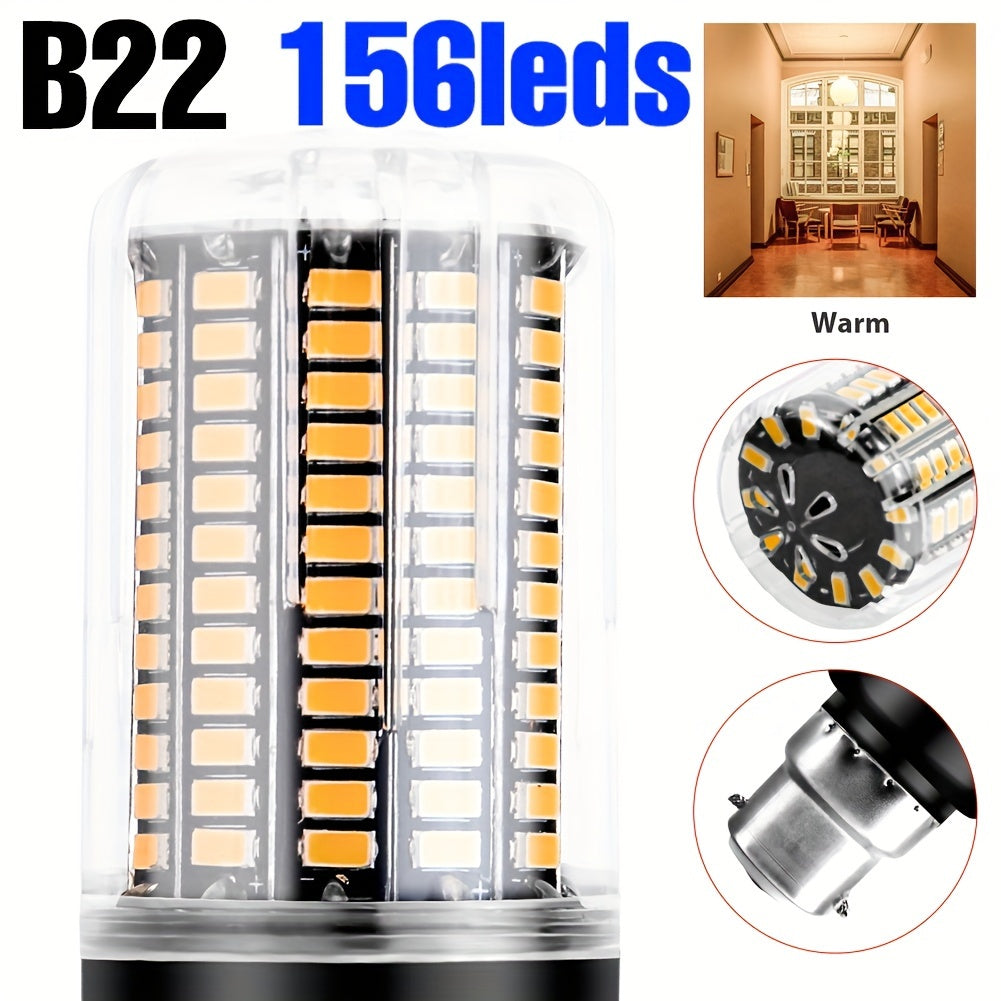 LED corn bulb E14 small screw base spotlight AC85-265V ceiling chandelier built-in bulb E27/E26 universal indoor bright eye-protection flicker-free candle light B22 home use 220V bedroom living room office study downlight 110V bathroom