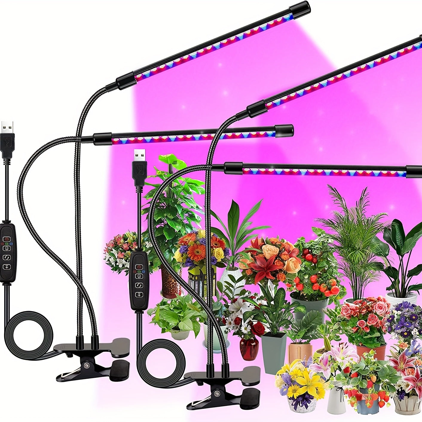 Grow Healthy Indoor Plants with This USB Phyto Lamp LED Plant Grow Light