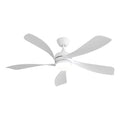 Sofucor 52 Inch Modern Ceiling Fan with Light, 3 Color Dimmable LED, 5 ABS Blades, Remote Control, Reversible DC Motor, Ideal for Room and Bedroom Decoration, Ceiling Fan with Light