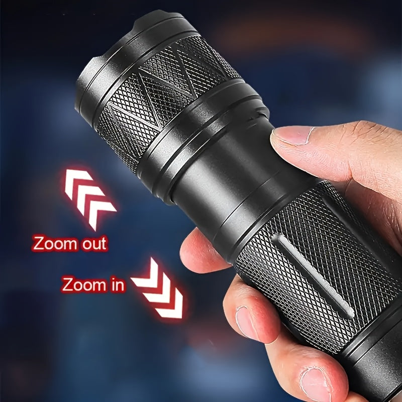Rechargeable Super Bright Flashlight Suitable for Home Security Emergency Camping Power Outage Use Outdoor Handheld Lighting With Battery Not Waterproof