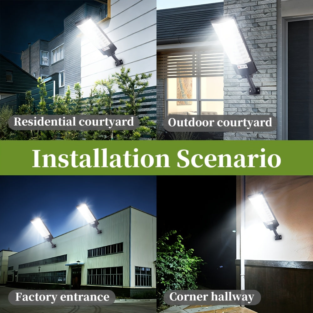 1/2 Pack Zero Electricity Cost Powerful Super Bright Solar PIR Motion Sensor LED Outdoor Street Light IP65 Wide Angle Courtyard Villa Garage Lighting Light