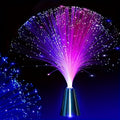 1pc LED 7-color changing fiber optic light, party centerpiece festive ambiance light, calming light suitable for parties, birthdays, bars, neon lights, nightclubs