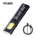 Outdoor LED Flashlight, Portable Mini Pocket Light, Floodlight Work Lamp, 5 Lighting Modes