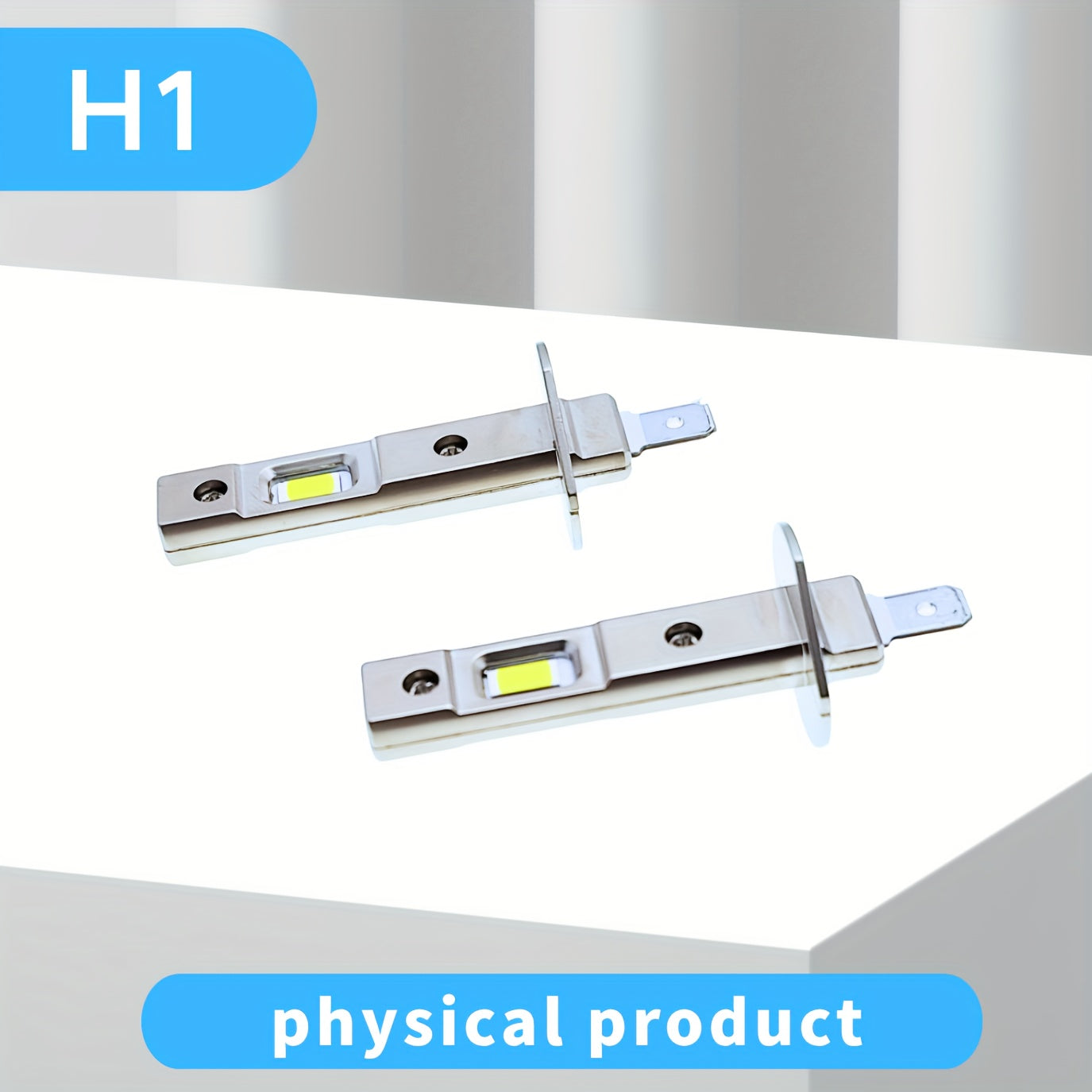 2Pcs H1 H3 H4 H7 H11 H27 9005 9006 9012 Car LED Bulbs, 35W, 7500LM, 6000K White, 300% Brightness Increase, Super Bright Car Headlights, 12V/24V Compatible, High-Speed Fan Cooling, Lifespan Up to 30,000 Hours