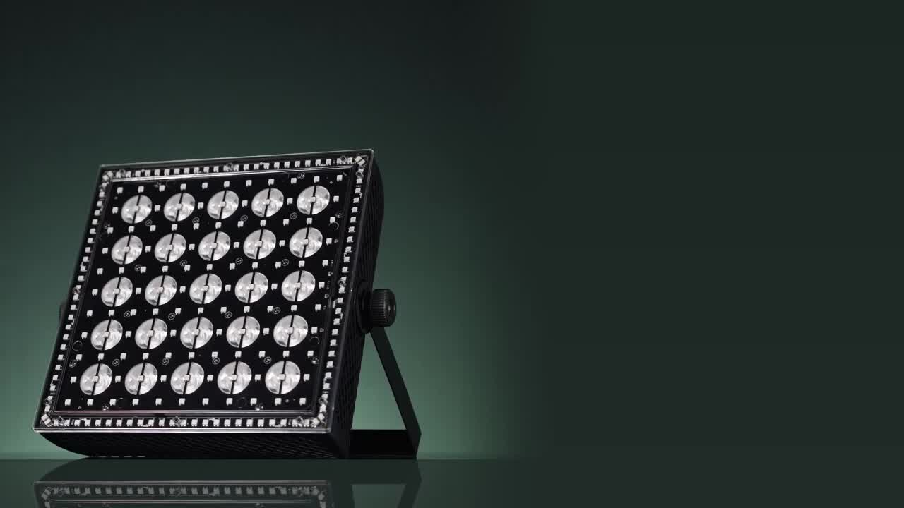 This 200W Gold LED Wall Washer Light is equipped with three automatic sound-activated modes and supports flexible DMX512 (15-channel) control, as well as automatic master/slave function. Perfect for stages, bars, and restaurants.