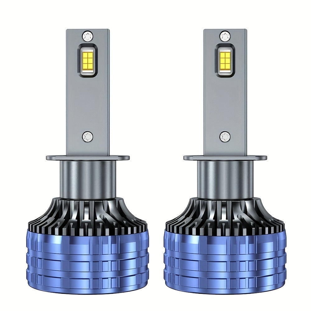 2-Pack H7 H4 H11 LED Headlights 220W High Power Canbus H1 H8 H9 9005 HB3 9006 HB4 9012 HIR2 9007 HB5 9008 H13 Turbo Light 6000K Car Light, No Battery Included