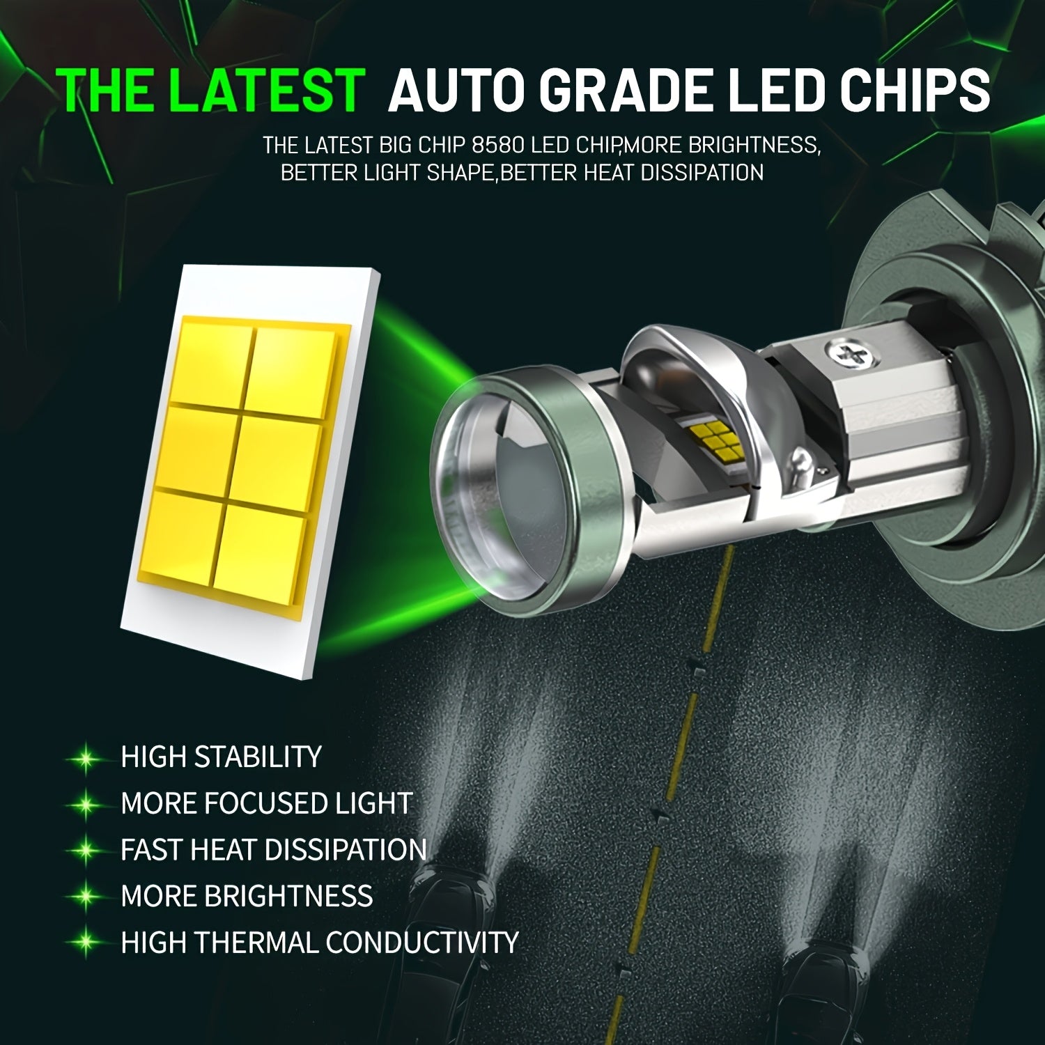 2Pcs H7 H4 H11 Canbus Car Headlight Lens H9 H8 9005 9006 HB3 HB4 LED Projector Bulbs 6000K Car Motorcycle Mini Lens