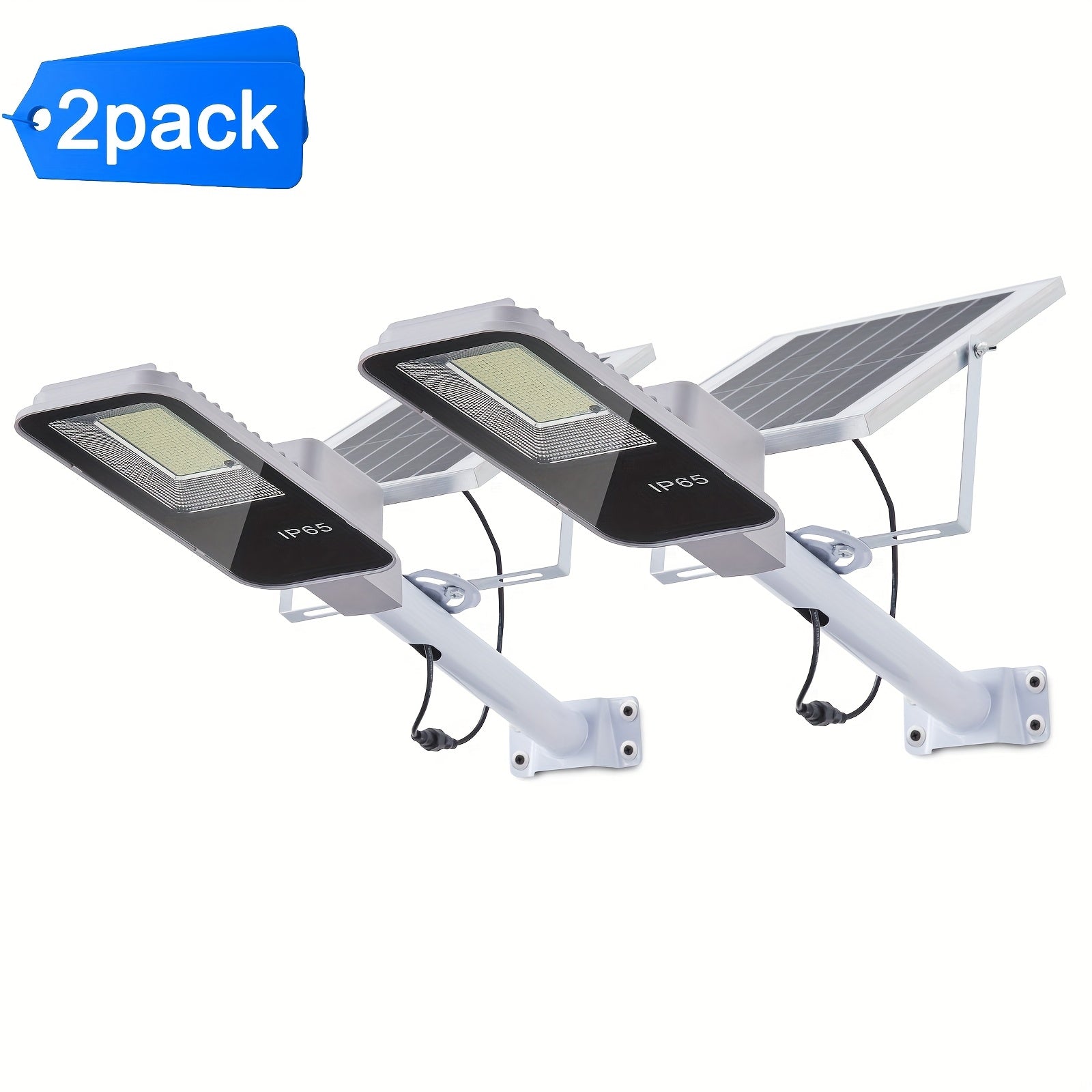 Solar LED Street Light, 1/2/4 Pack 6500K Dimmable Waterproof LED Solar Wall Light, 6000mAh LED Street Light with Remote Control, Motion Sensor, 357 High-Brightness LED Beads Outdoor Solar Street Light, Perfect for Courtyards, Walls