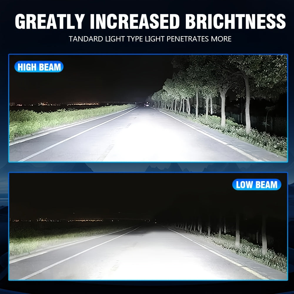 2-Pack LED Car Bulbs D1S D2S D3S D4S D8S | 270W 60000Lm Canbus Error-Free High Power Super Bright Headlight Bulbs Plug-and-Play Fast Heat Dissipation Long Life, Aluminum, 6000 Kelvin, No Battery