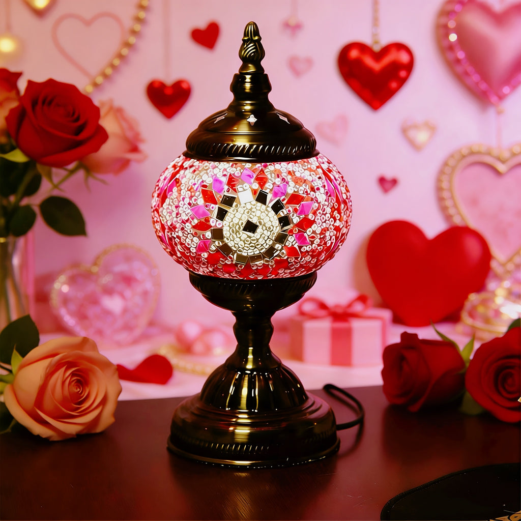 Tiffany table lamp, colored desk lamp, premium table lamp, Christmas gift