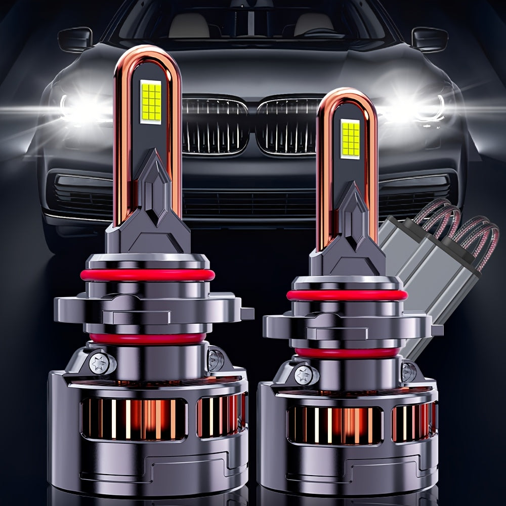2-Pack H11 Car LED Headlights | 60000Lm, H4/9003/Hb2 H7 H11/H9/H8 H1.9570 Csp Chip, 7500K, 320W, Canbus, 9005/Hb3 9006/H, No Battery Included