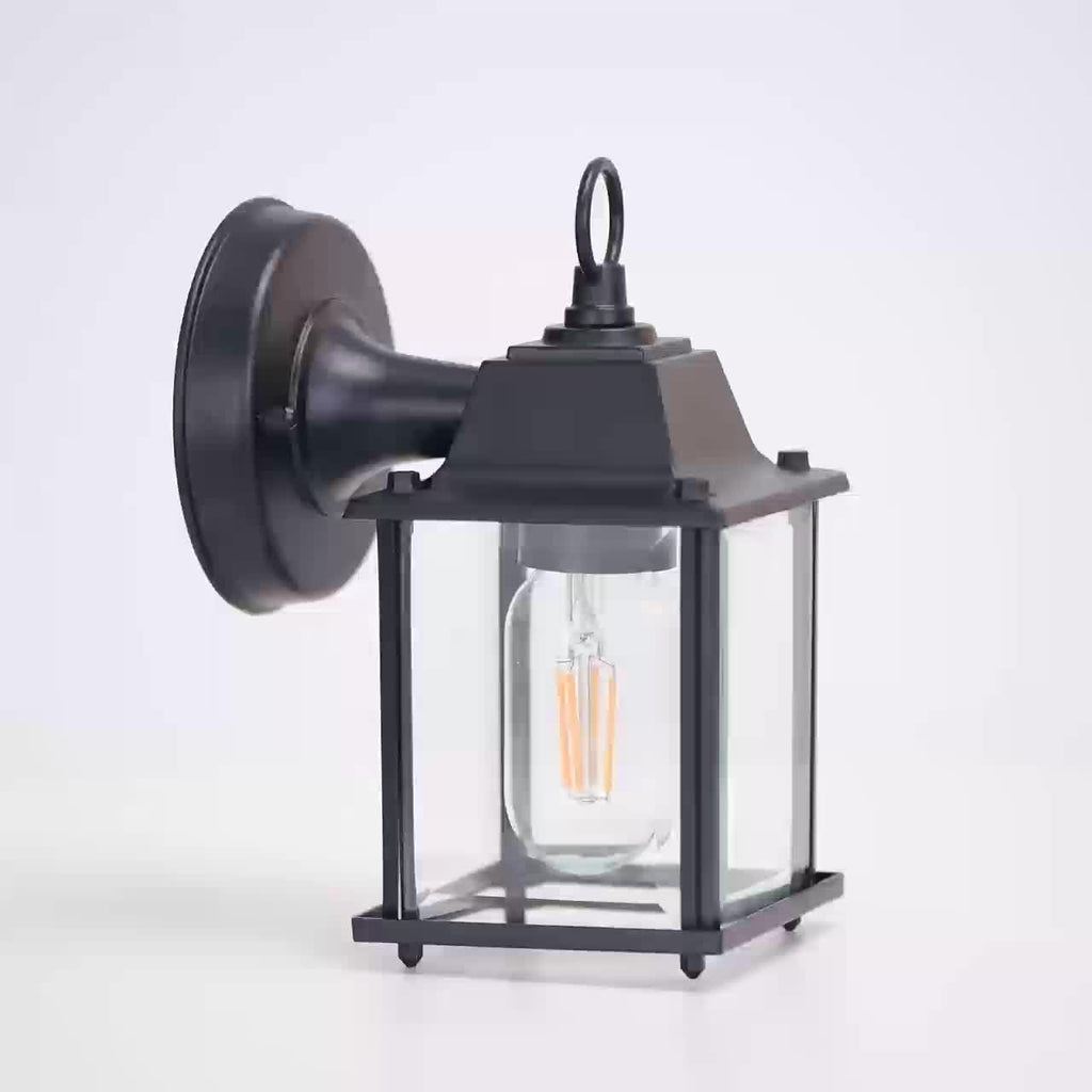 One-Piece Die-Cast Aluminum Outdoor Wall Light, Modern European-American Style, Durable, Corridor, Garden, Doorway Lighting Wall Sconce