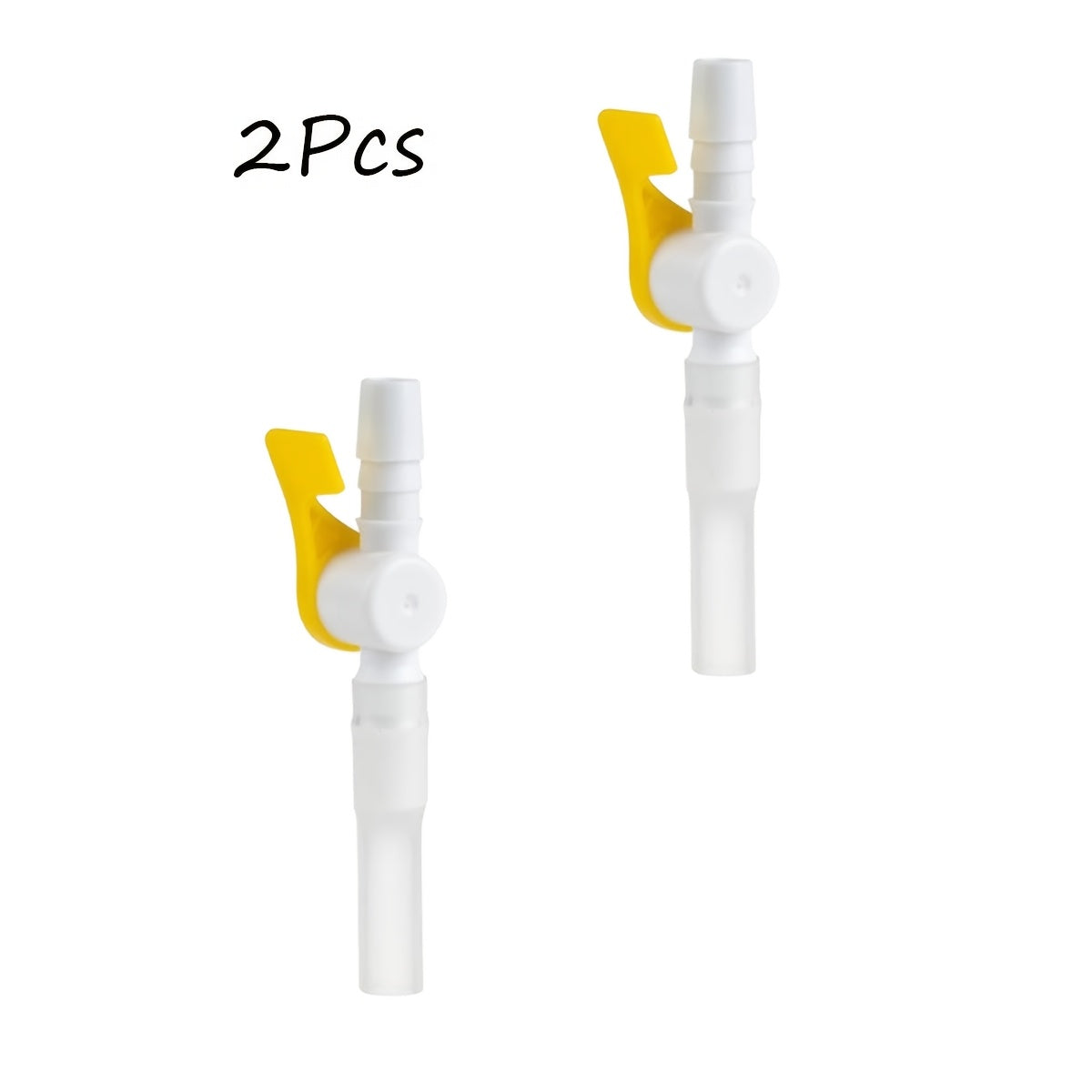实验室及科研用品2Pcs/5Pcs防漏排尿阀，便于控制流量——配备硅胶延长管，适用于导尿管、腿部/床边尿袋及排尿系统——可在医院、家庭及护理环境中使用