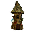 Resin Craft Solar Light, Bird Tree House Statue Ornament, Suitable for Garden, Courtyard, Lawn, Pond, Balcony, Windowsill, Tabletop, Holiday Decoration, Gift for Friends