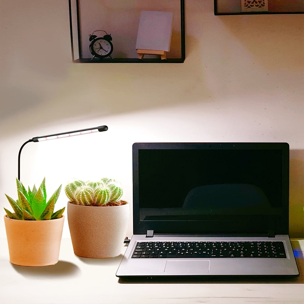 LED Plant Grow Light, USB Mini Full Spectrum Plant Light, 6000K Horticulture Grow Lamp with Control, Perfect for Indoor Plant Cultivation and Flowering