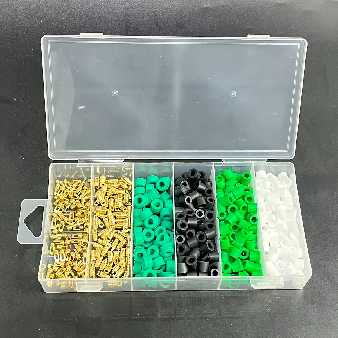 500-Piece Air Conditioning Refrigerant Charging Kit – Includes Seals, Gaskets, and Bleed Valves for R410 & R22 Systems