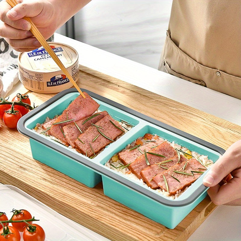 Compartment Food Storage Box, Microwavable & Freezable, Sealed Divided Lunch Box, Dishwasher Safe, Ideal for Meal Prep and Refrigerator Storage