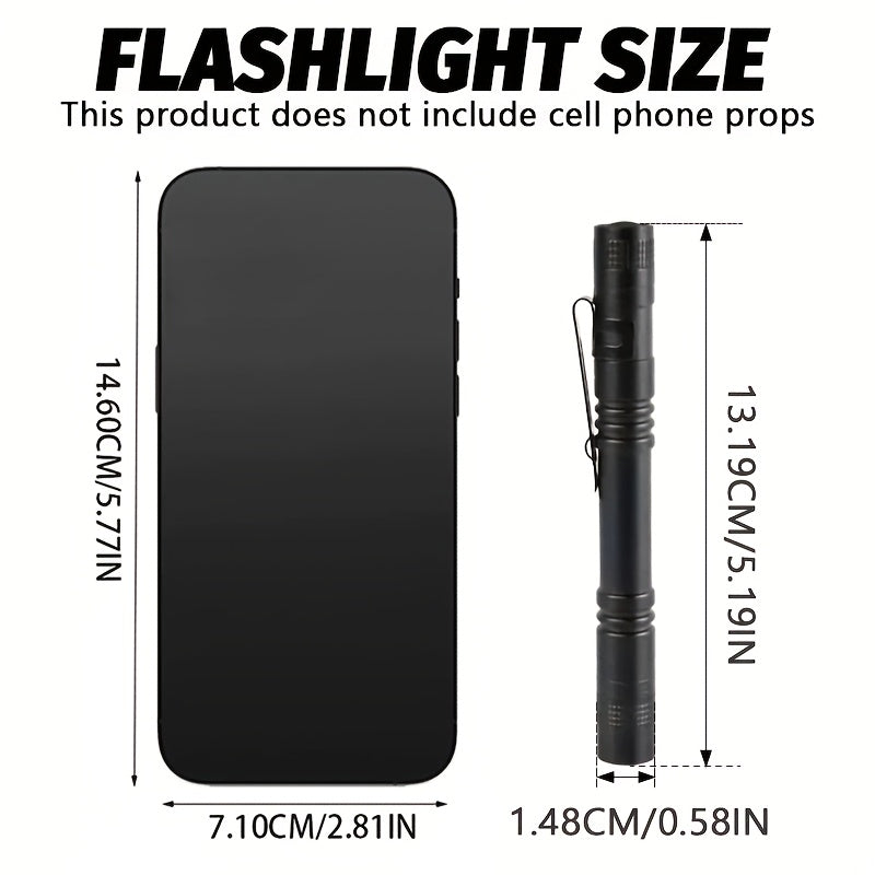1PC Aluminum UV Flashlight Red Light Green Light Torch White Light 4 Light Colors Optional for Night Lighting Camping Fishing Water Leak Pet Urine Scorpion Hotel Inspection Dry Stains Bed Bugs