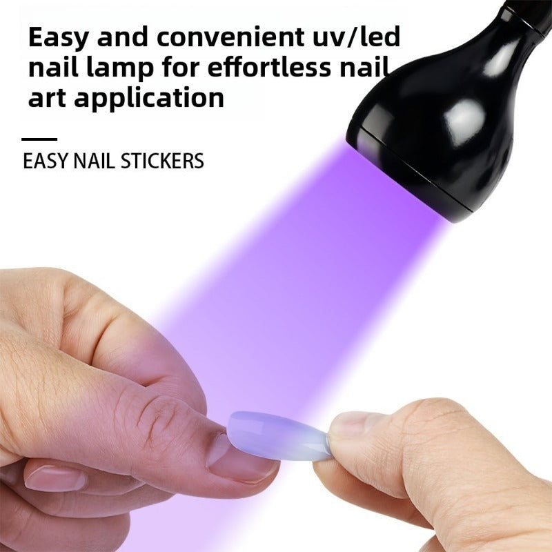 LED light clip-on flexible metal tube USB mini gel lamp desktop nail dryer for DIY manicure, suitable for indoor bedroom home decor living room, perfect Christmas/Valentine‘s Day/birthday gift, nail lamp, desktop nail lamp