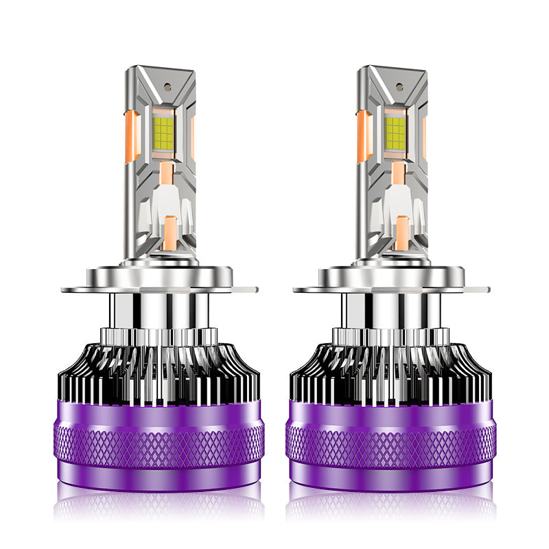 [BULLVISION] Upgraded Four Copper Tubes High Power High Brightness Car LED Bulbs, 3570 Chip, 2-Pack Plug-and-Play Car Headlight Bulbs, Fits H9, H11, H8 Models, Ultra-Long Life Car Headlights