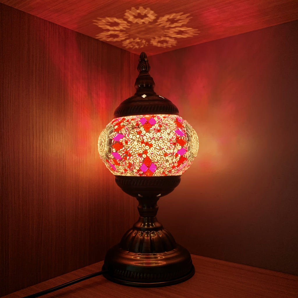 Tiffany table lamp, colored desk lamp, premium table lamp, Christmas gift