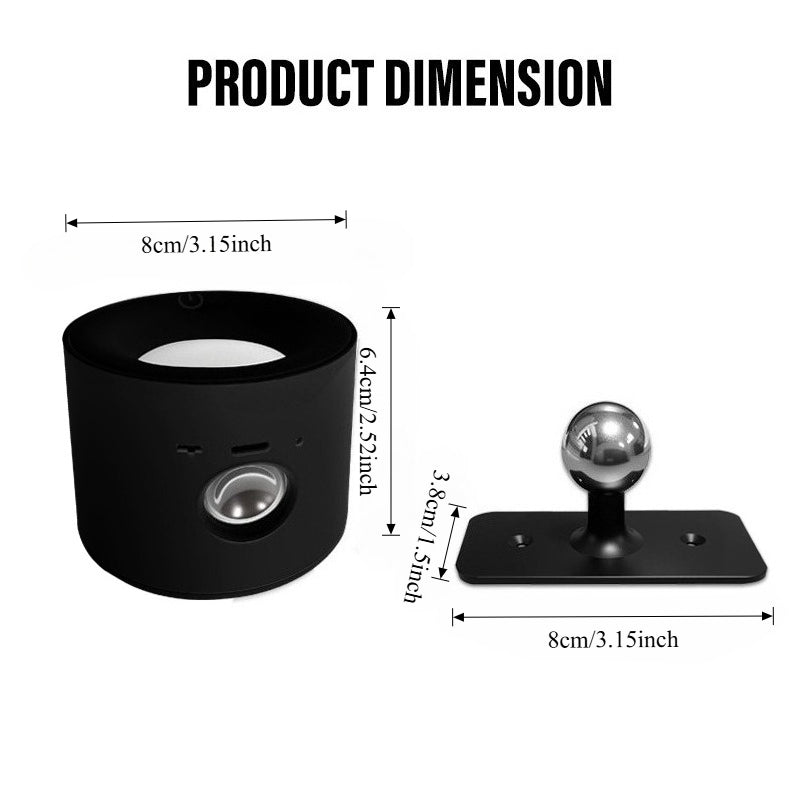 1 Set Smart Rechargeable Wall Light, Adjustable Brightness, Easy Installation, 3 Light Modes (White Light, Warm Light, Mixed White & Warm Light), Dual-Head Lighting Design, Suitable for Bedroom, Living Room, Bathroom, Study