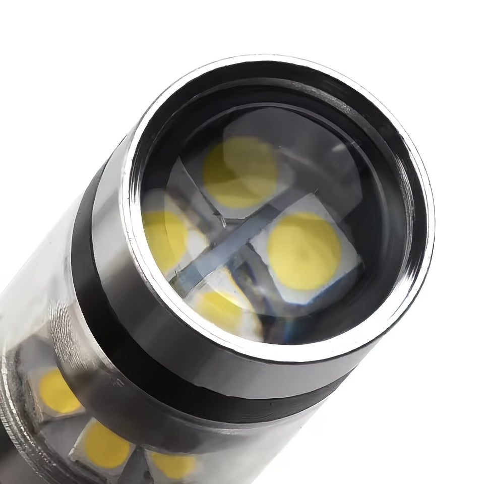 H1 LED Fog Light Bulb Set (2-Pack), Works for High/Low Beam, Available in 6000K Super Bright White, 3000K and 8000K Color Temperatures, Fits 12V and 24V Car Headlights, No Battery Included