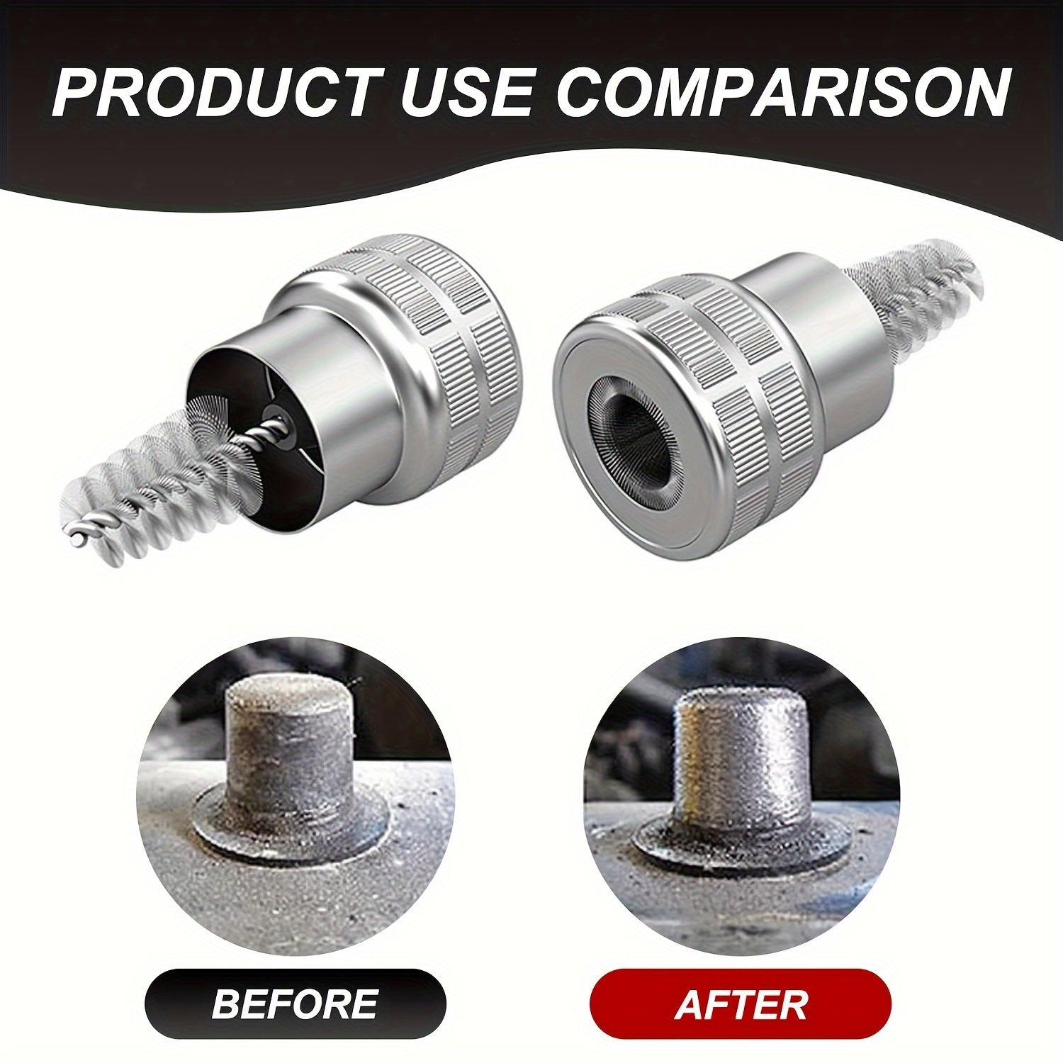 Car Battery Terminal Cleaning Brush – Dirt & Corrosion Brush, Hand Tool, Car Battery Wire Brush, Battery Cleaning Tool