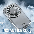 All Season Ice Feel Handheld Mini Cooling Fan, Portable USB Personal Pocket Fan