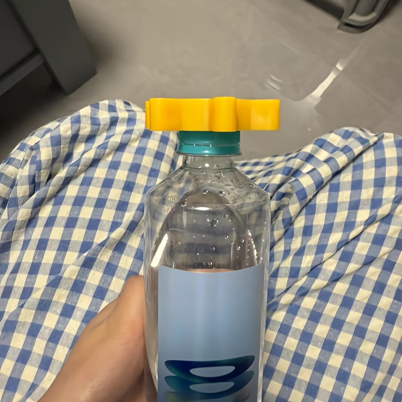 1Pc 360° Rotatable Portable Home Bottle Opener Tool, Plastic Material, Suitable for Bottle Caps, Water Bottle Caps, Drink Bottles, Perfect Party Birthday Surprise Small Gift