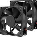 40mm Moisture-Proof 2-Pack 12V DC 4010 High Airflow Radiator 2-Wire 2-Pin Brushless DC Cooling Fan