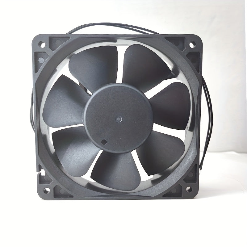 12038 12025 EC 100V-240V Universal AC 110V 220V Wide Voltage High Airflow Fan, 4.72 Inch/4.72 Inch Case Cooling Fan