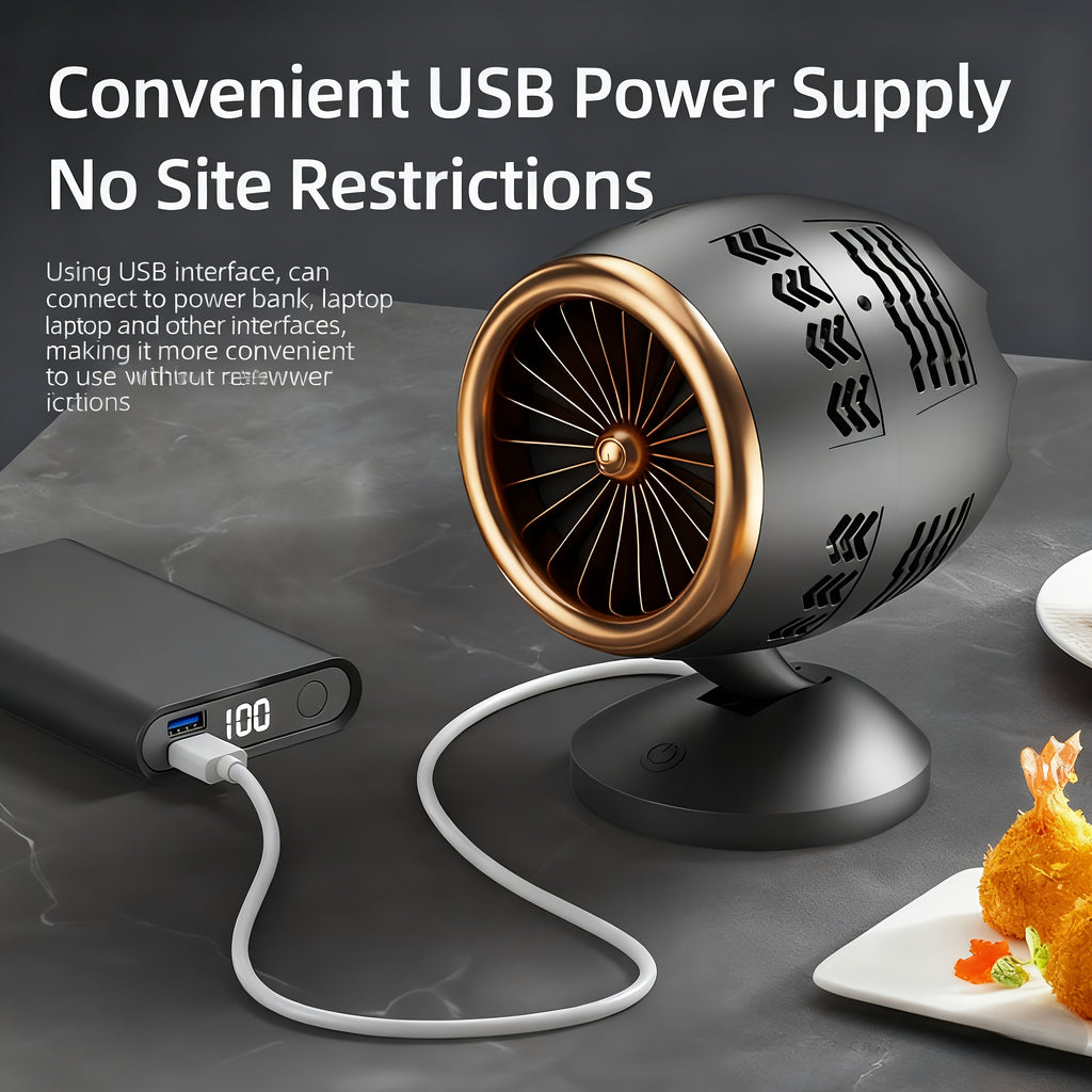 Portable Home BBQ & Hot Pot Range Hood – Small Movable Mini Extractor Fan, New Tabletop Kitchen Hood