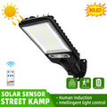 1 Piece 80LED Solar Sensor Street Light, ABS Material, Ultra-High Power Built-in Rechargeable 18650 Lithium Battery, with Infrared Sensor Function Wall-Mounted Solar Light, Including Motion Sensor 3 Functional Modes