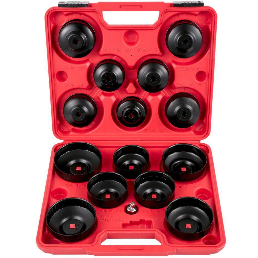 VEVOR Oil Filter Socket Set 14-Piece / 30-Piece Oil Filter Cap Wrench Set