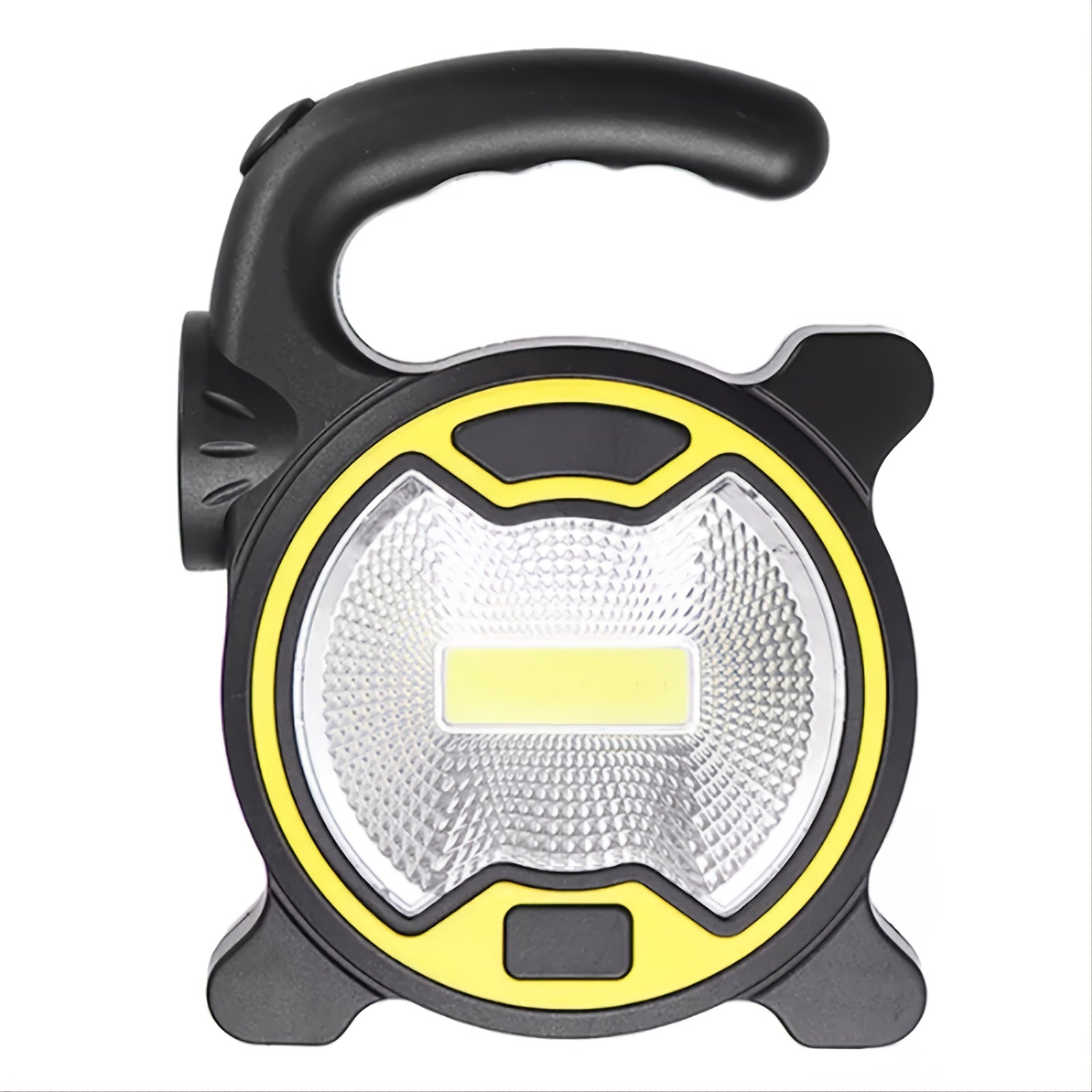 1 LED COB Flashlight Lantern, AA Battery Powered Floodlight + Side Flashlight, Mini Portable COB Light Work Light (Batteries Not Included)
