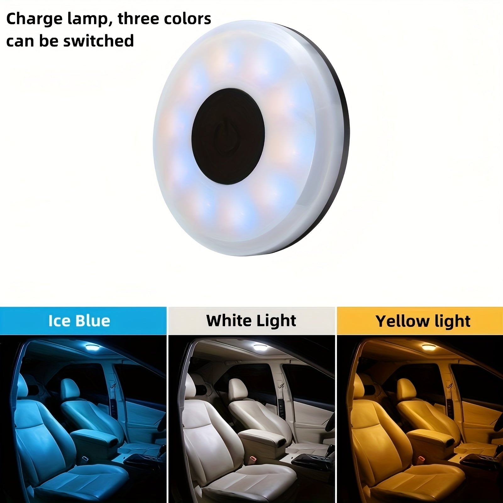 Car Reading Light Interior Lighting Ambient Light Front and Rear Ceiling Light Trunk Roof Light