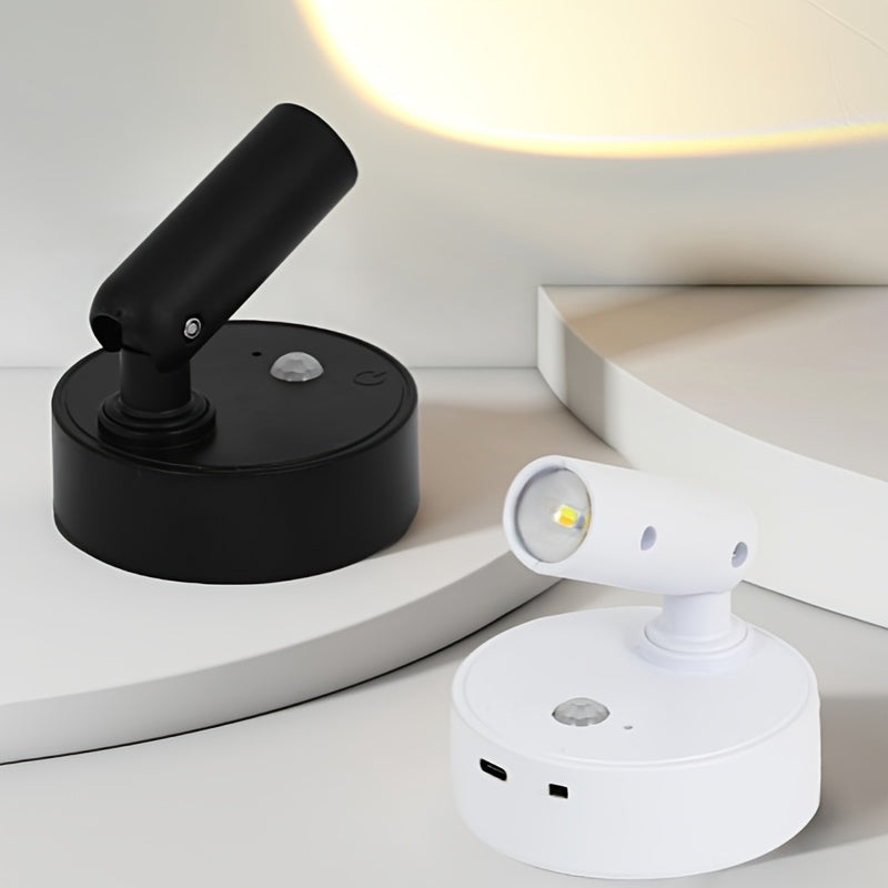 Minimalist round hill spotlight, adjustable RGBW lighting effect, simple design, modern lighting lamp, cabinet lighting spotlight, spot light, ambiance light