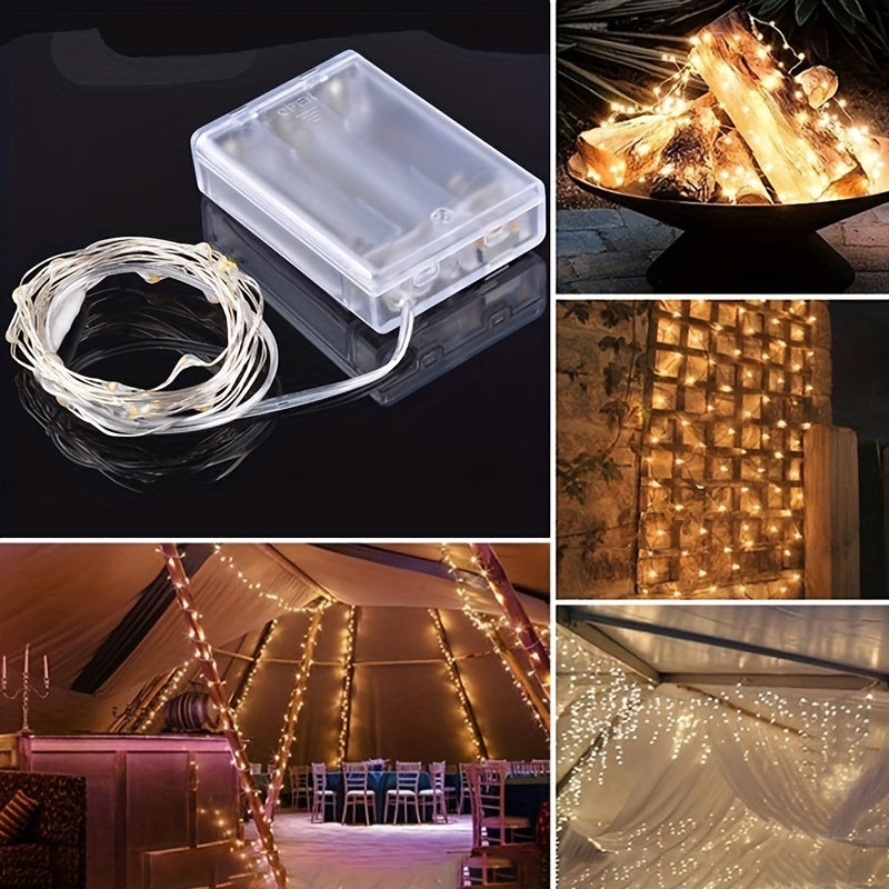 1PC 灯串适用于卧室、派对、婚礼、圣诞节万圣节装饰 灯 50/100LED