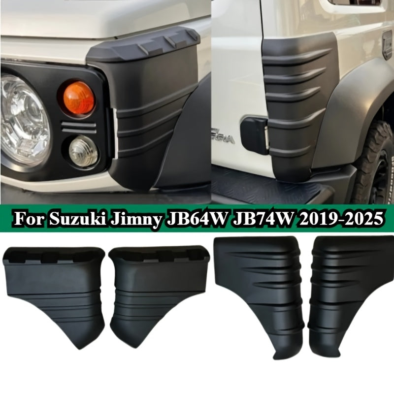Front & Rear Corner Protector Cover for 2019-2025 Suzuki Jimny JB64W/JB74W Off-Road 4x4 Exterior Accessories, ABS Material, Auto Parts