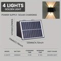 One-Piece Solar Wall Light, Colorful Wall Light, Outdoor Wall Light, Wall Washer Light, Ambient Light, Outdoor Courtyard Light, Suitable for Courtyard, Villa, Exterior Wall, Balcony, Outdoor Decorative Light