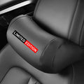 Limited Edition Sports Style Car Seat Headrest Nappa Leather Material, Neck Support Breathable Soft. Seat Cushion Comfortable and Relaxing, Fits Most Vehicle Models, Pressure Relief, Neck Support, Ergonomic Contour Shape