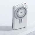 3 in 1 Wireless Power Bank for Summer, Featuring a 20000Mah Magnetic Charger with a Digital Display And Stand. This Portable Battery Pack Is Compatible with Mobile Phones, Headphones, And Watches