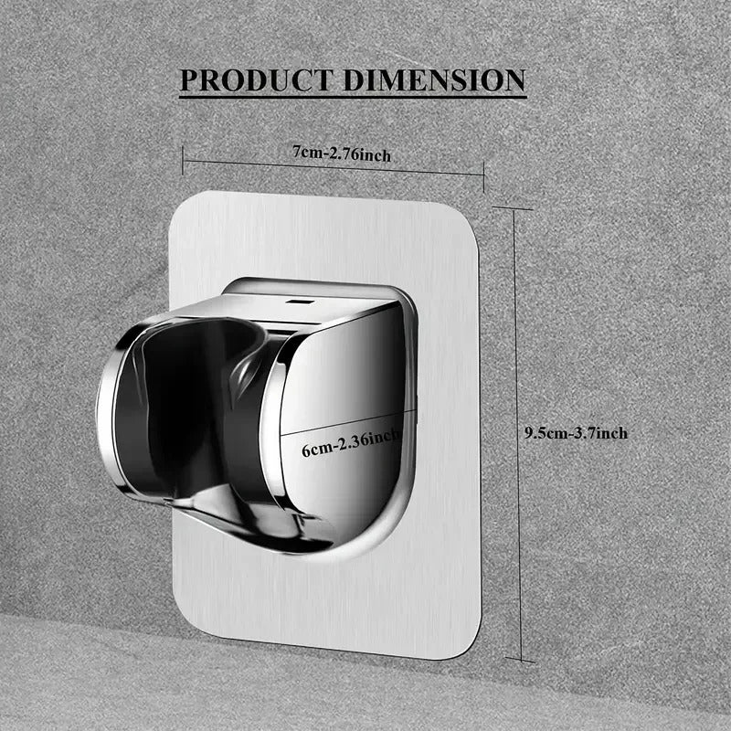 Universal Shower Caddy, Wall-Mounted Without Drilling, Adjustable for Home Use, Self-Adhesive Bathroom Accessory